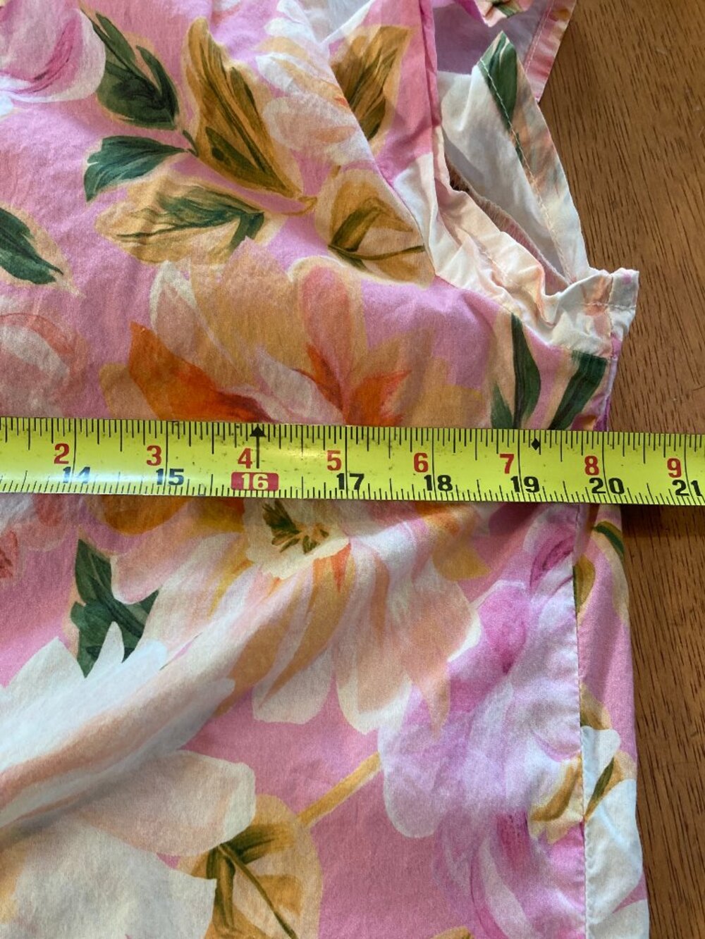The Cat’s Pajamas Pink Floral S/S top & Pants Pajamas Cotton S-small repair - Picture 4 of 13